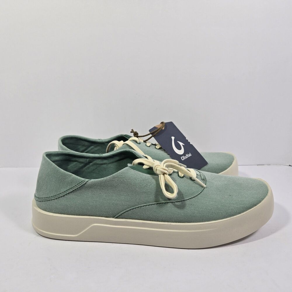 Olukai Tradewind Bamboo Casual Shoes Lightweight Canvas Shoes Mens 12